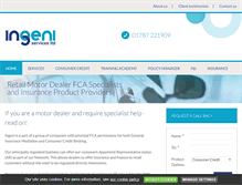 Tablet Screenshot of ingeni.co.uk